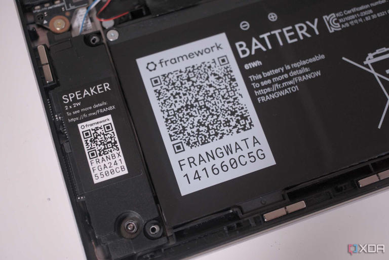 Framework Laptop 13 AMD battery