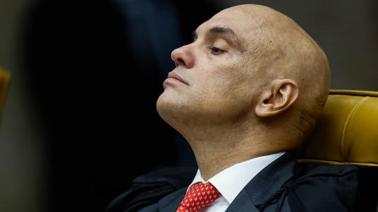 O ministro do Supremo Tribunal Federal (STF), Alexandre de Moraes durante sessão plenária na tarde desta quarta-feira 19 na sede da coorte em Brasília. Foto: WILTON JUNIOR