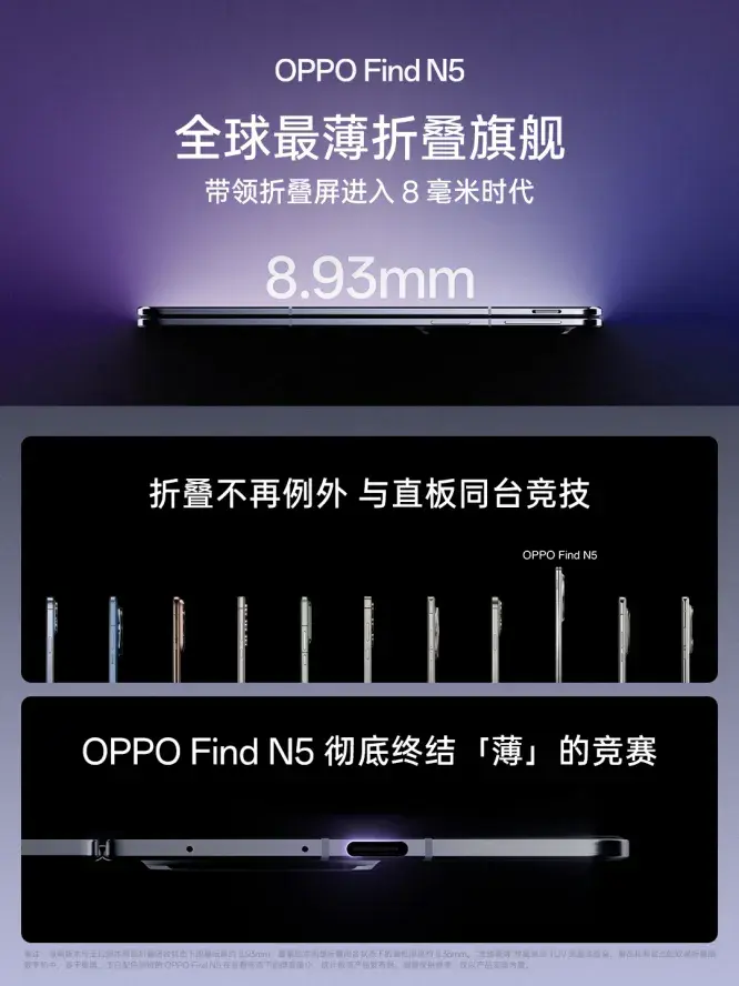 8999元起，OPPO Find N5详细体验丨远程控制苹果Mac端 钛合金铰链