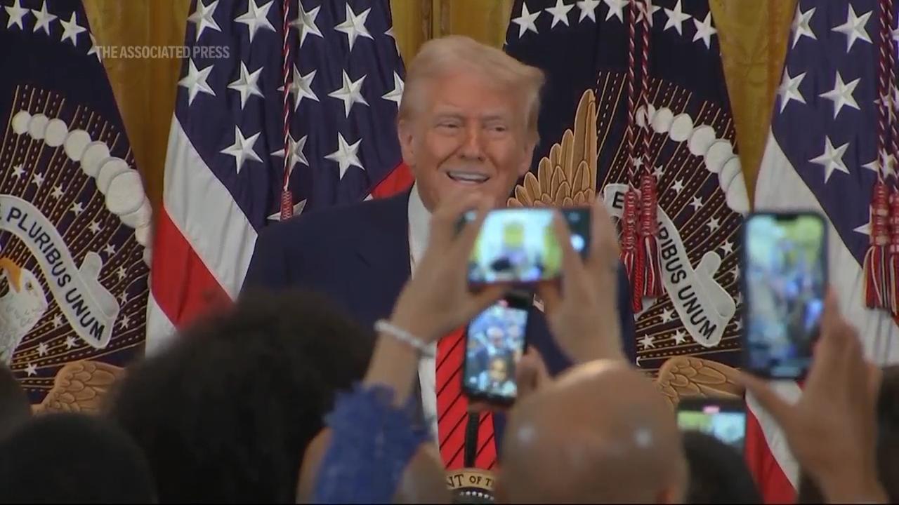 Trump holds Black History Month event as some agencies skip recognition