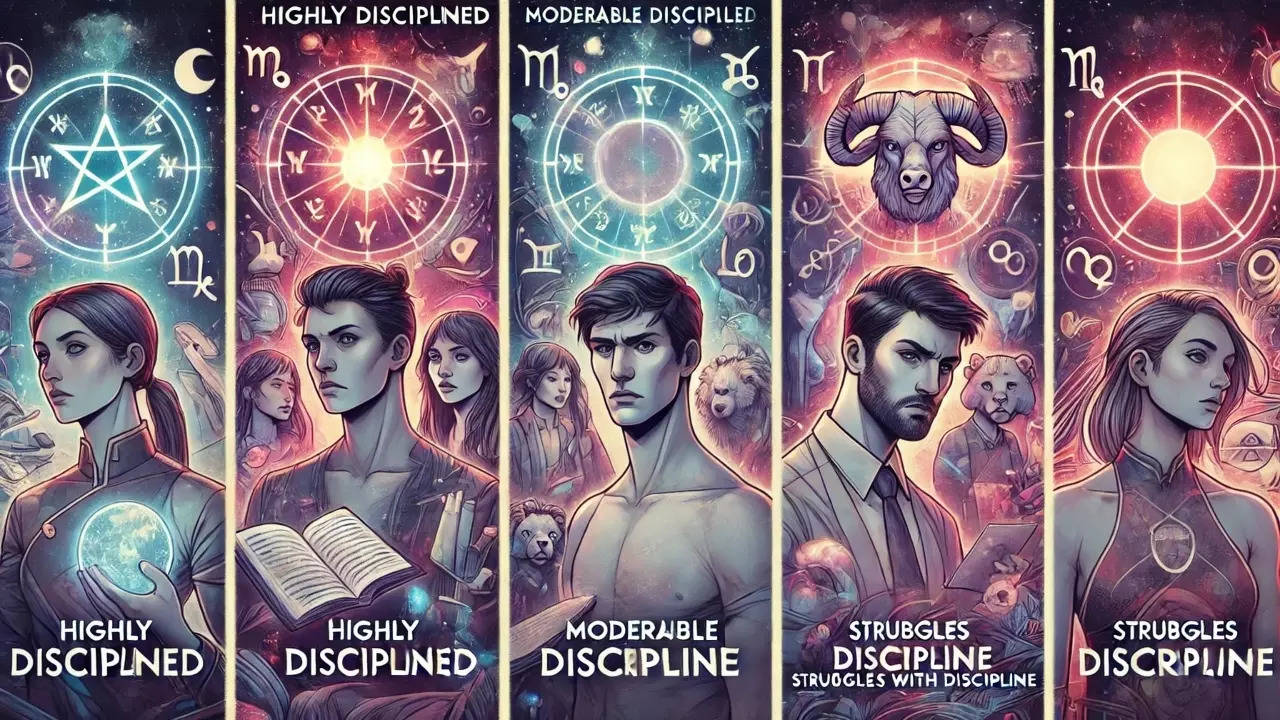 Which zodiac signs are most disciplined and which ones struggle?