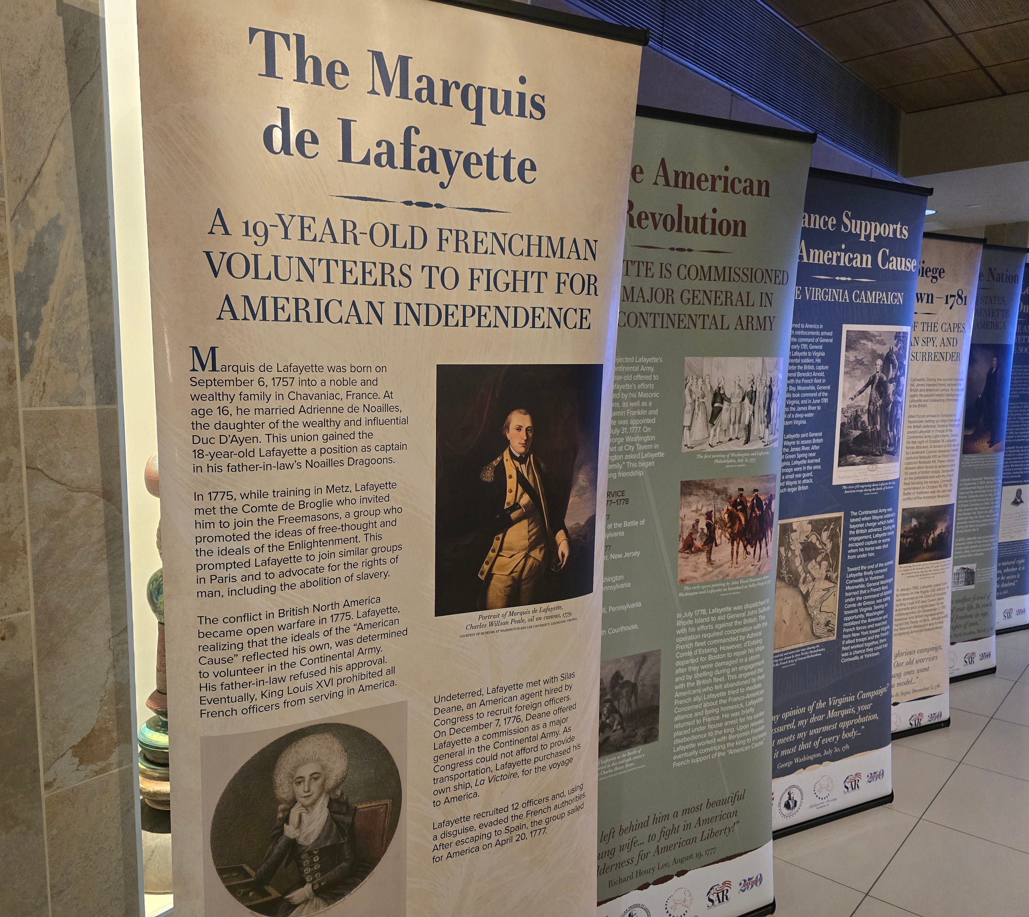 City namesake Lafayette spoke truth to power against Napoleon, who
