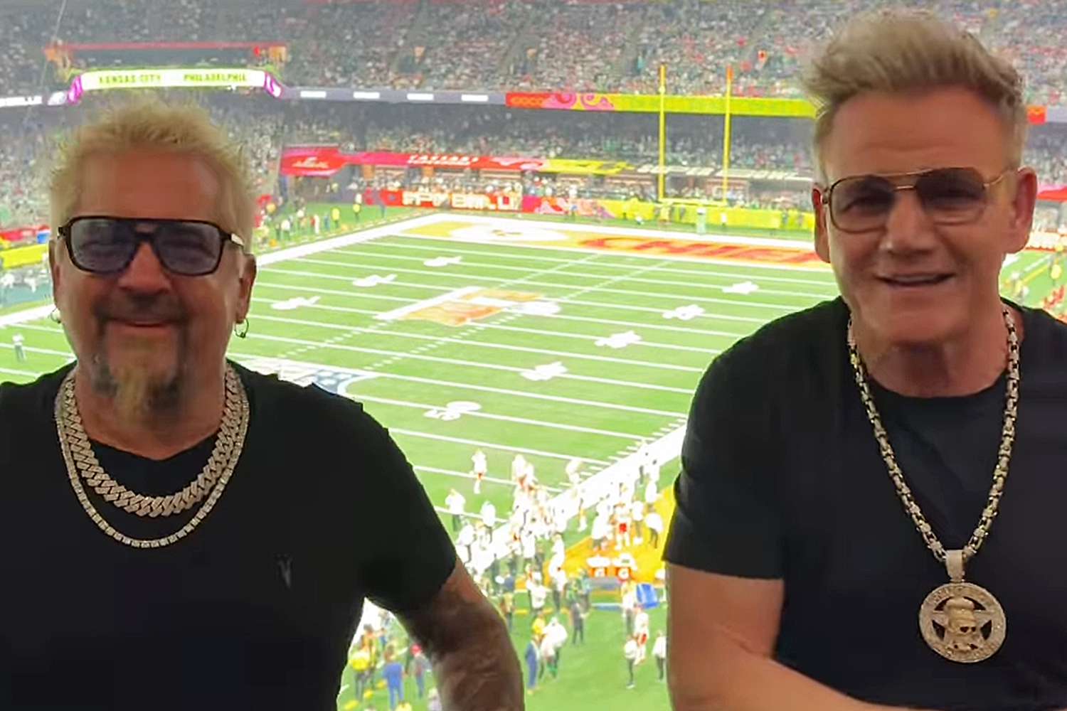 Guy Fieri on Viral Super Bowl Moment with Gordon Ramsay 'Whenever We(00)