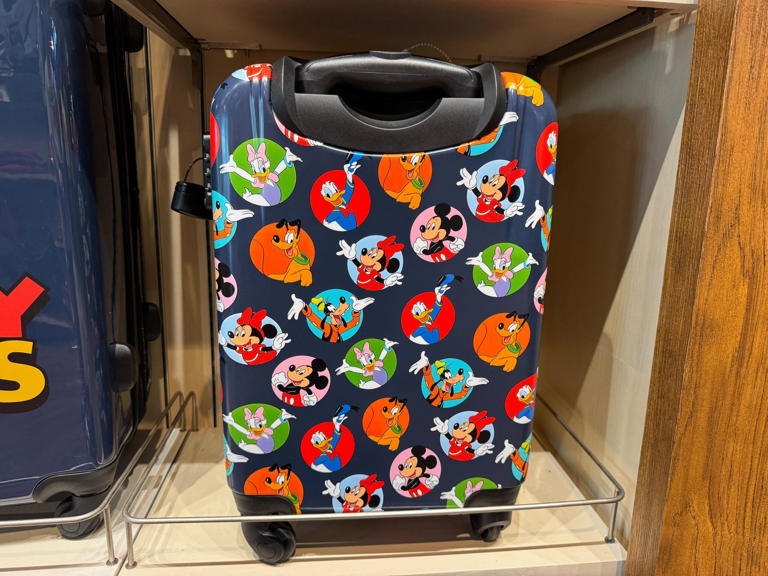 New Mickey and Friends Suitcase and Carry-On At Walt Disney
