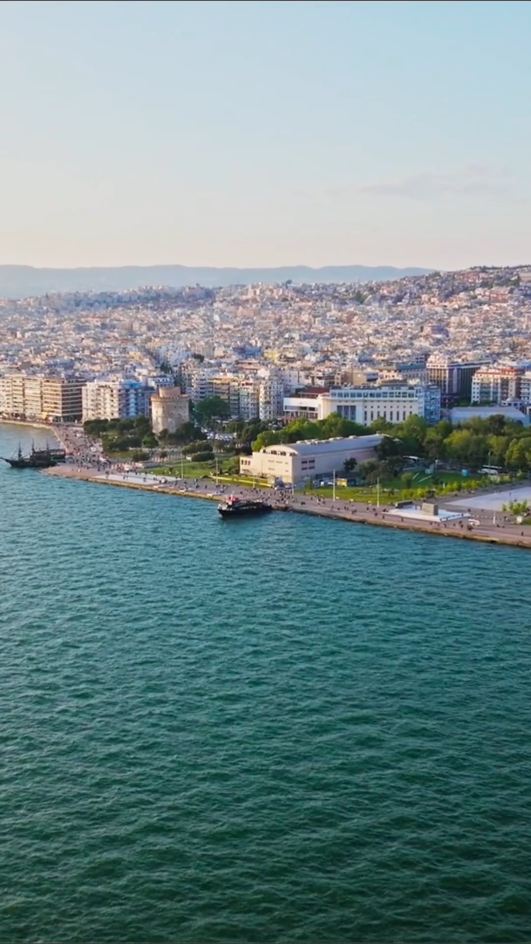Thessaloniki's cultural tapestry unveiled in aerial view