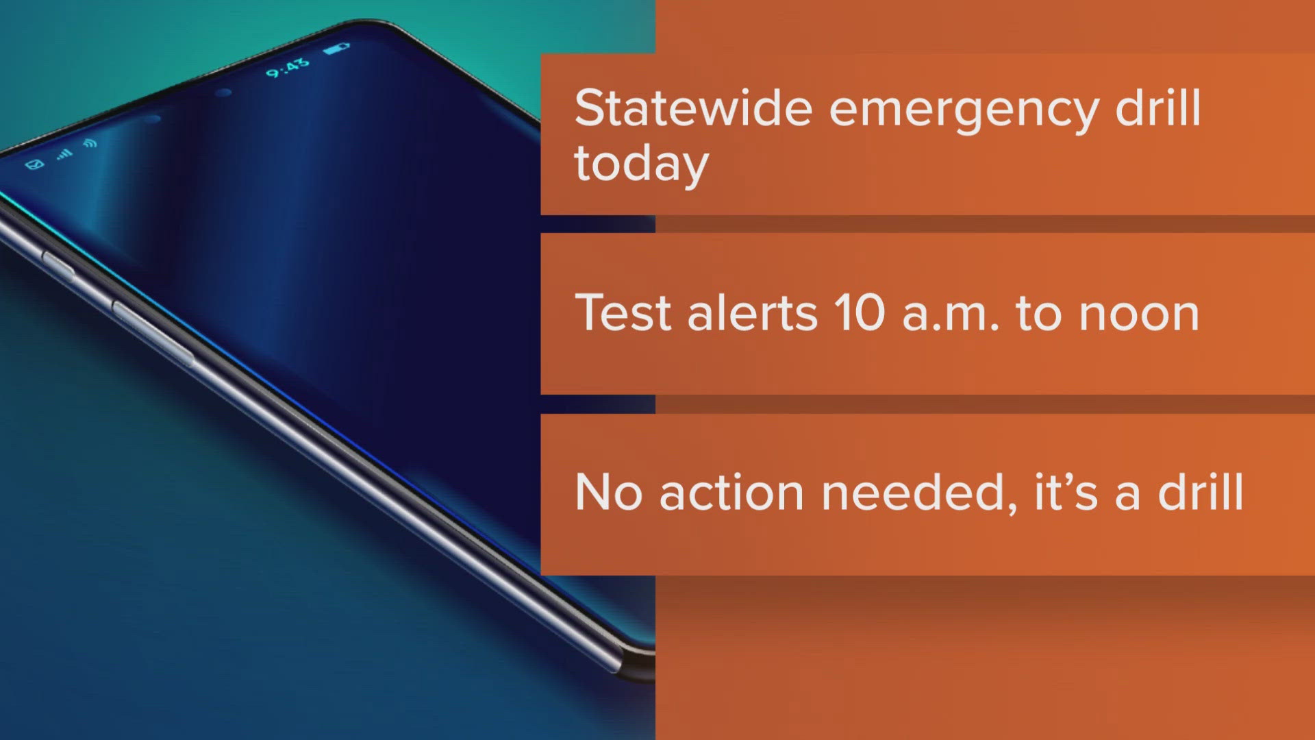 Statewide emergency alert drill set for Texas