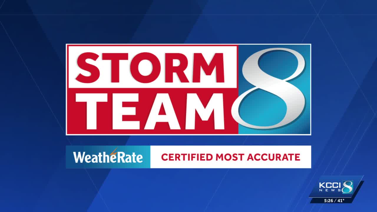 KCCI's Storm Team 8 certified as Central Iowa's most accurate forecast