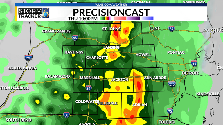 Damaging winds possible with storms Thursday
