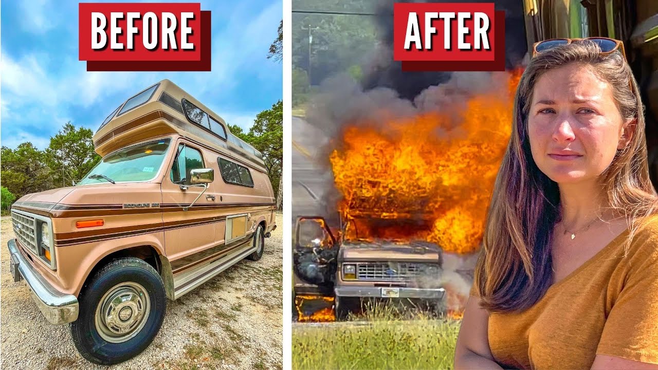 The aftermath: Our campervan fire story