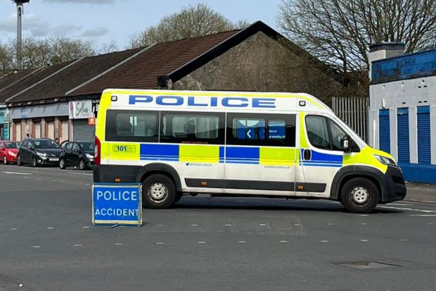 Young child rushed to hospital following devastating crash in Glasgow