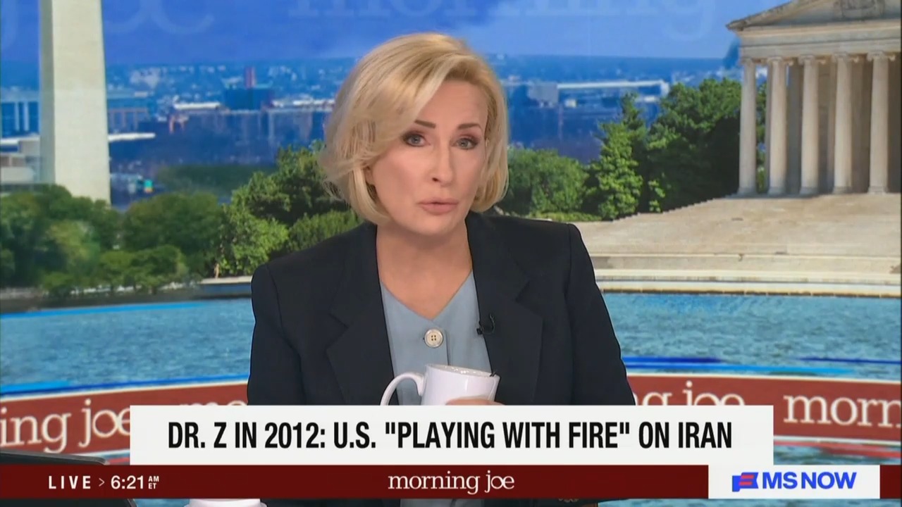 Mika Brzezinski Plays Decade-Old Clip of Her Father to Rebut Key Trump Claim on Iran War