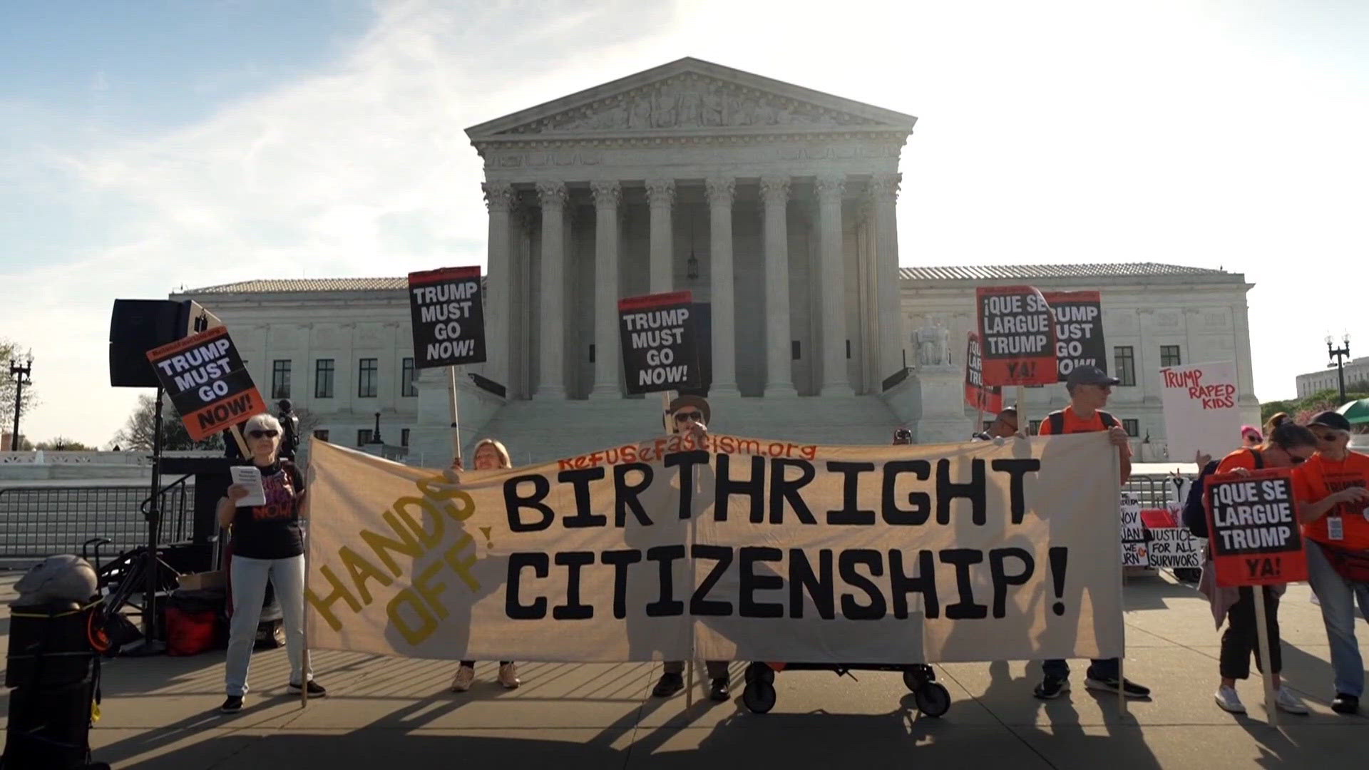 US Supreme Court hears arguments on birthright citizenship