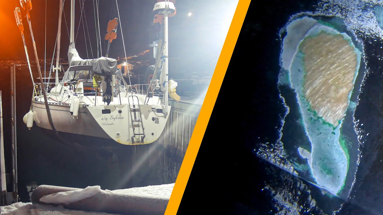 Watch the moment I got trapped in a snowstorm - and my boat took ...