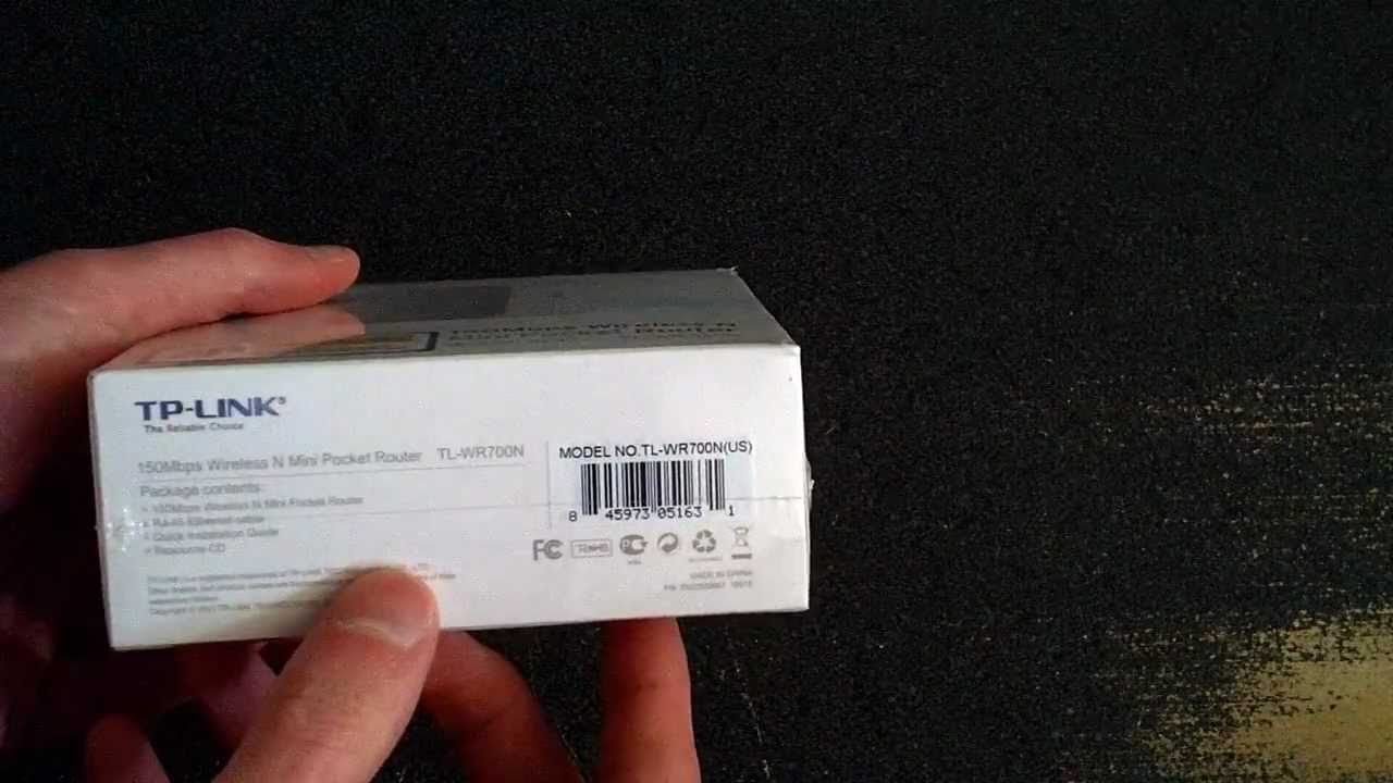 TP-LINK TL-WR700N 150Mbps wireless N mini pocket router unboxing & overview