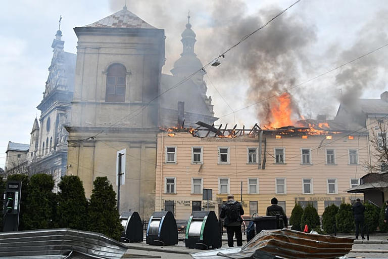 Russia fired record number of drones at Ukraine in March, new air force ...
