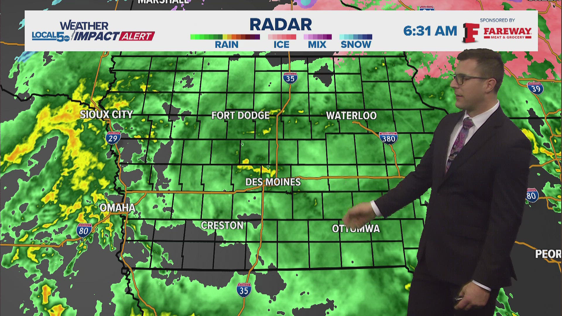 Thursday morning begins with rain. What to know ahead of the first of 2 ...