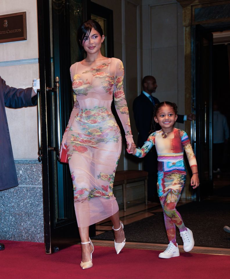 Kylie Jenner's daughter Stormi, 8, debuts colorful braids that go all the  way down to her hips