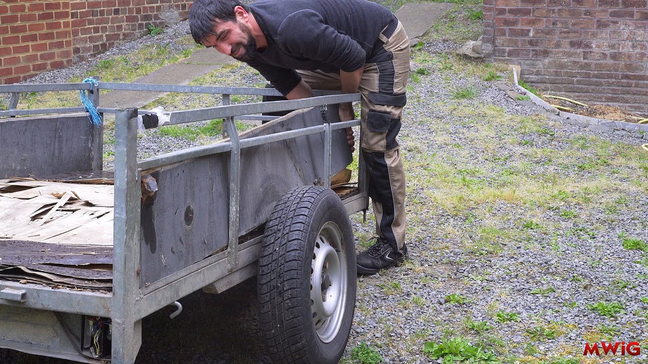 Turning a Rusty Utility Trailer Into Like-New | Full DIY Restoration ...