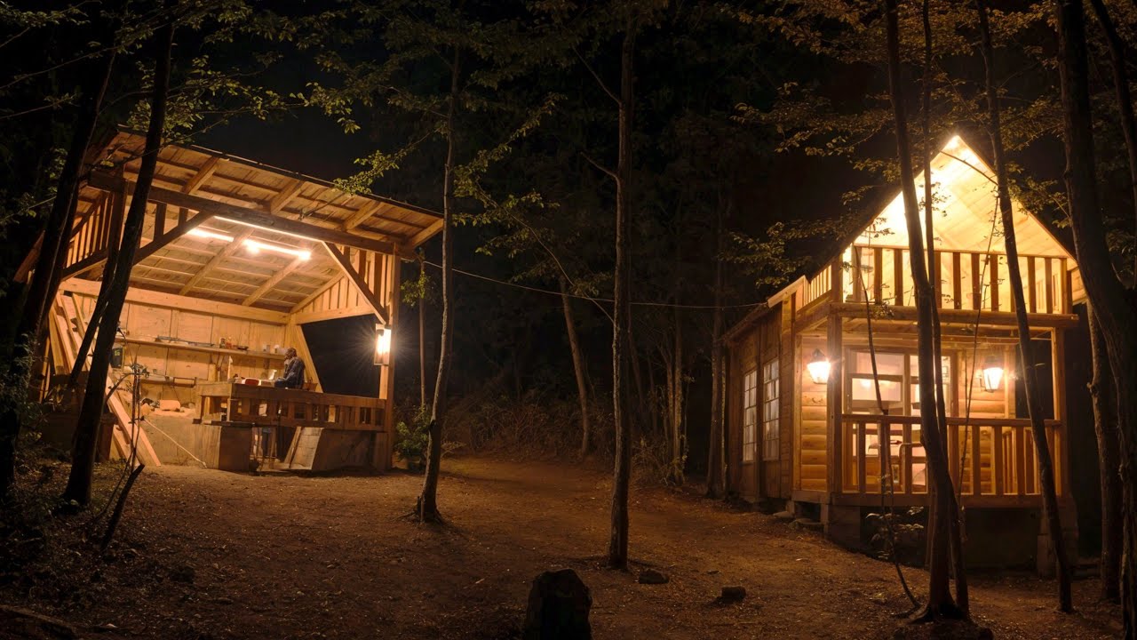 Cozy forest cabin makeover: Off-grid power, woodworking & clay pot cooking