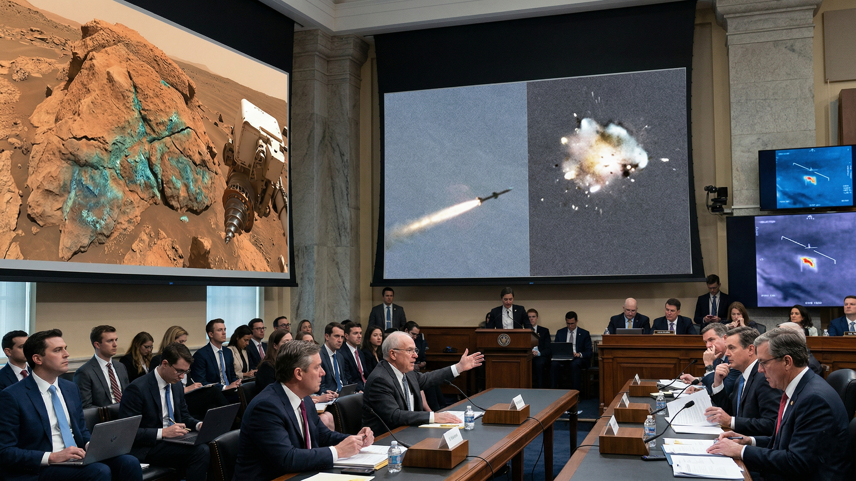 NASA hinted at life on Mars – then Congress showed a missile hitting a UAP