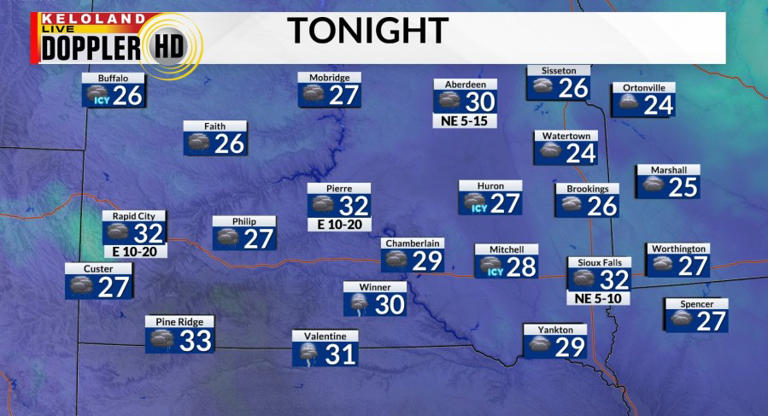 More snow, freezing rain, and rain ahead for KELOLAND
