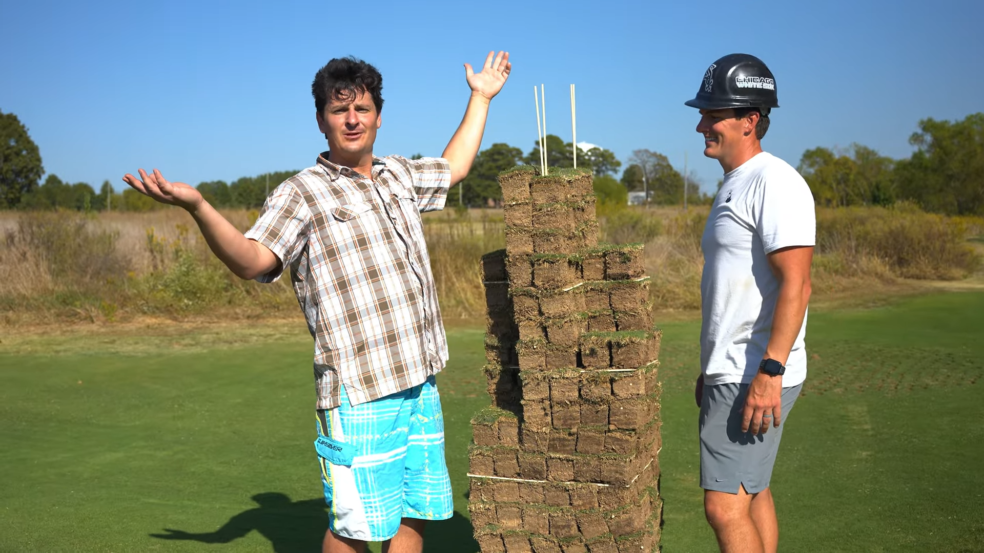 What happens when you try to build a skyscraper out of lawn turf?