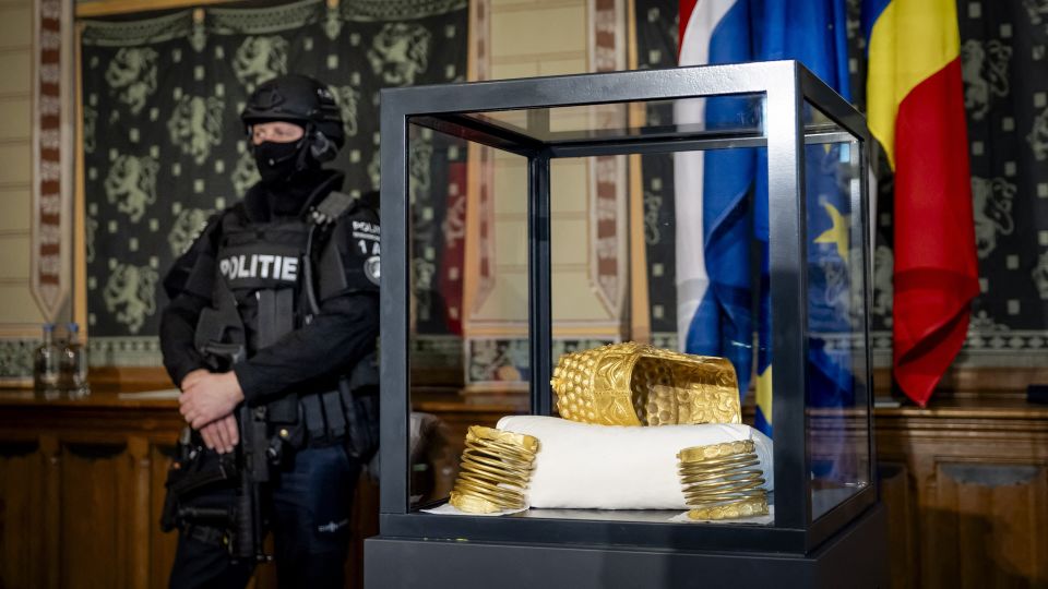 A 2,500-year-old golden helmet, stolen in a museum heist last year, has been recovered<br><br>