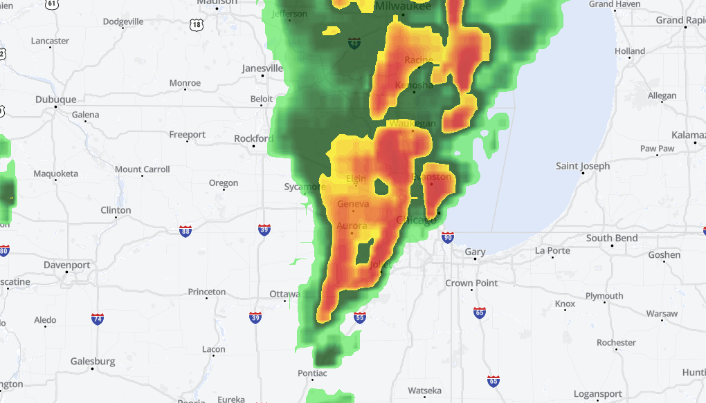 Live radar: Track storms across the Chicago area as potentially severe ...