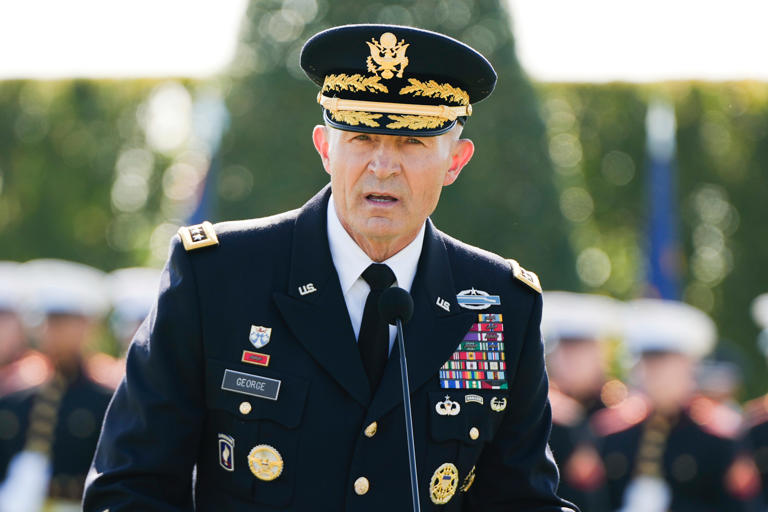 Randy George is the latest in a line of more than a dozen top military officials that Pete Hegseth has ousted.