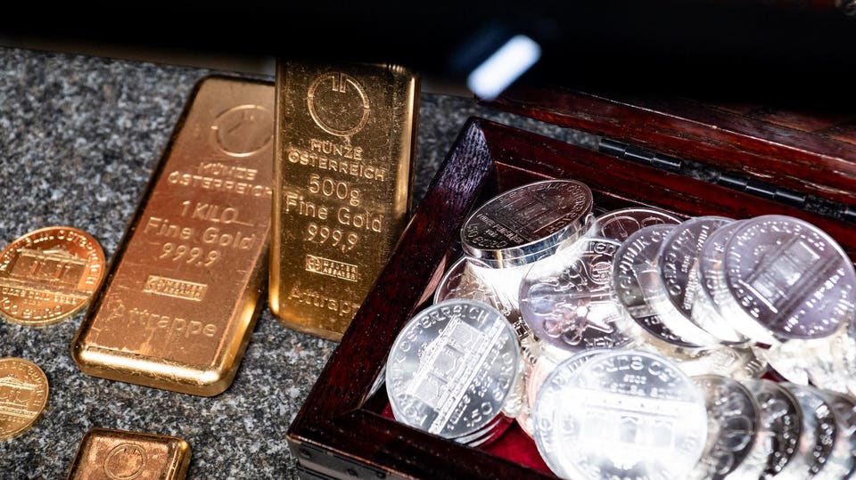 Gold and silver tumble after Trump vows to hit Iran 'extremely hard'