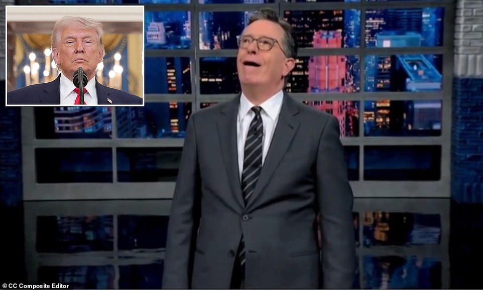 Stephen Colbert's latest anti-Trump rant earns White House rebuke