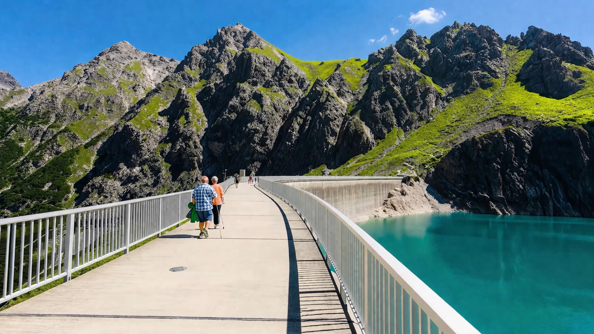 Lünersee Austria hidden alpine lake trail (4K)