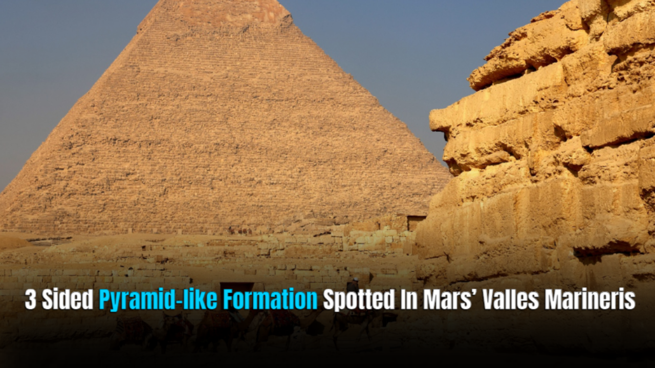 Pyramid similar to those in Egypt spotted on Mars