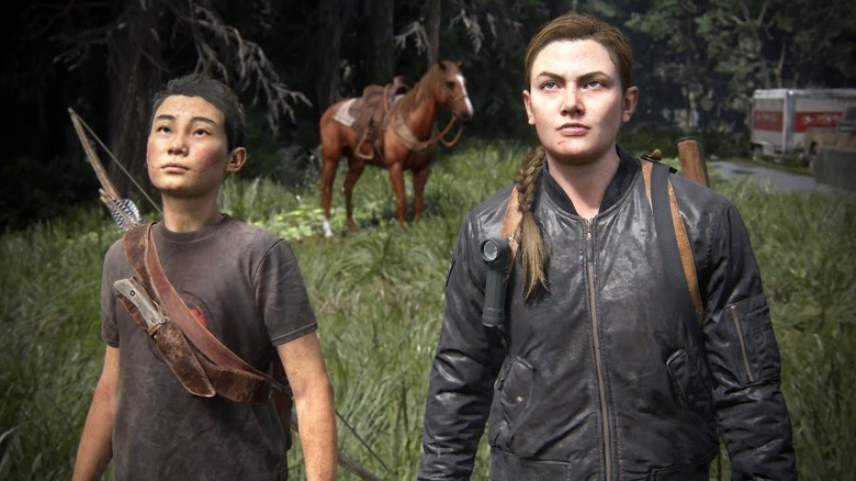 The Last of Us season 3 set photos reveal Kaitlyn Dever's Abby with Lev
