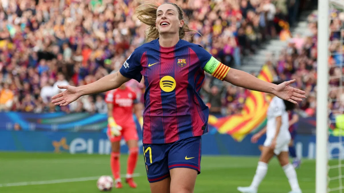 El FC Barcelona humilla al Real Madrid en la Champions League femenina