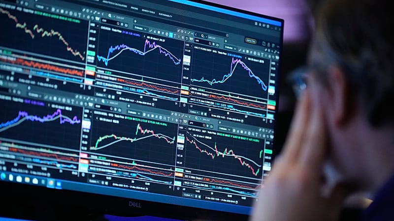 Wall Street falls, oil surges after Trump threatens more attacks on Iran