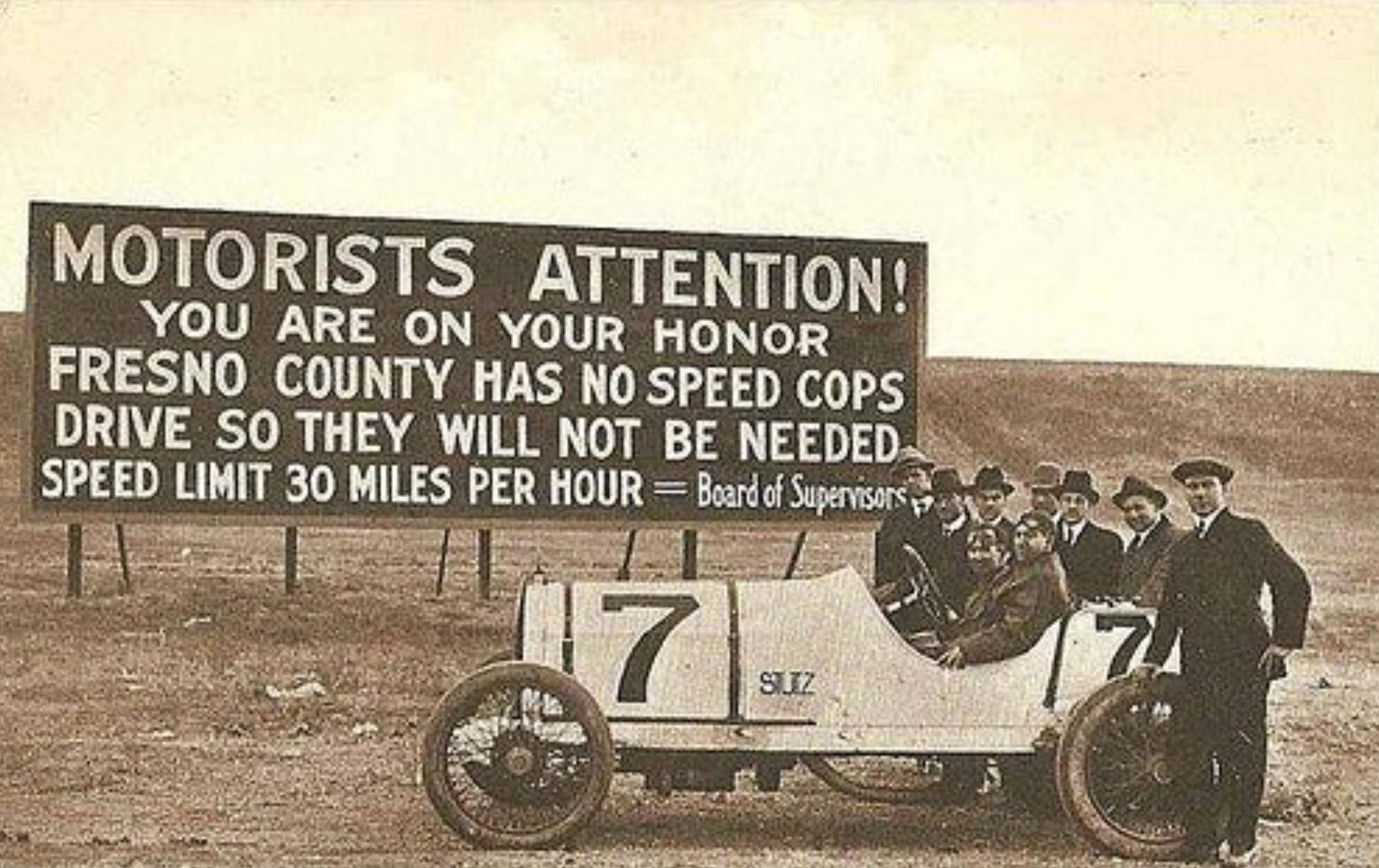 A Speed Limit Sign