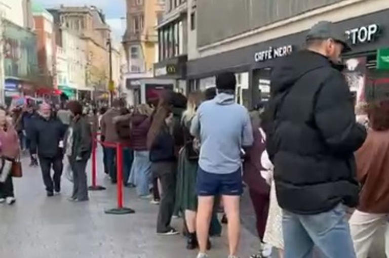 Massive queues across Liverpool ONE to mark national event