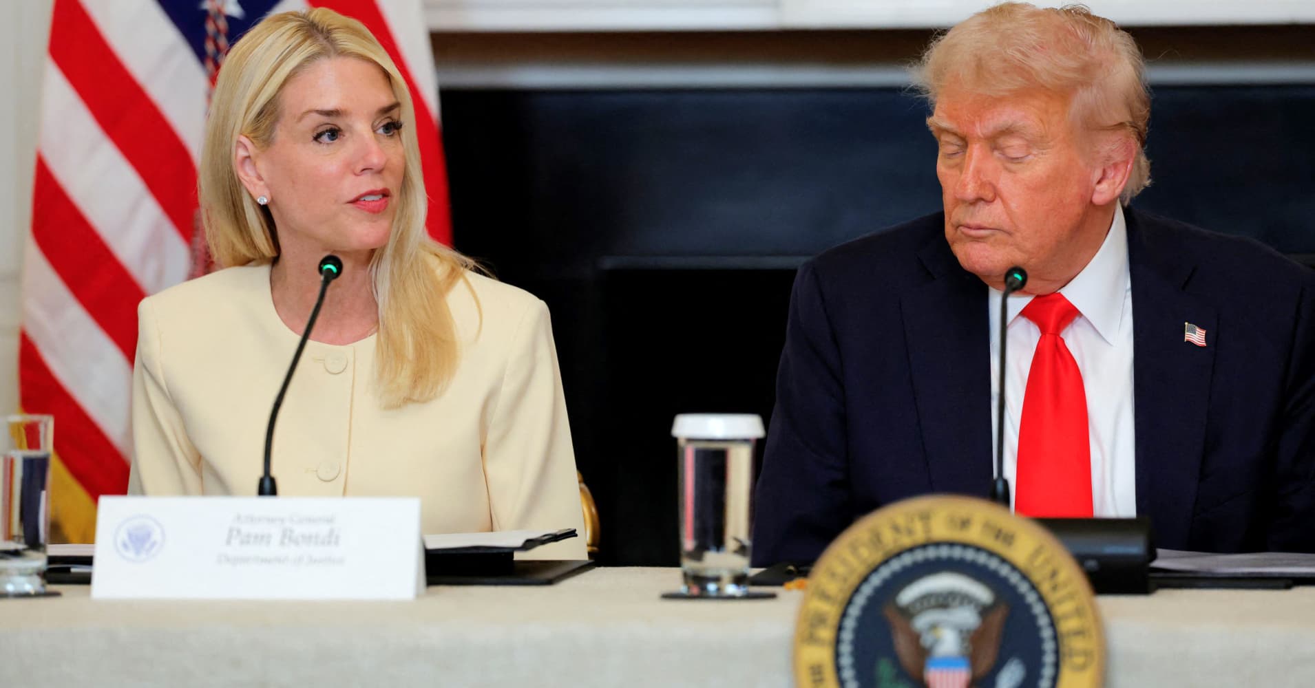 Trump fires Attorney General Pam Bondi<br>