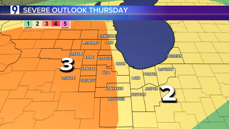 Severe weather timeline: Tracking Thursday storm chances