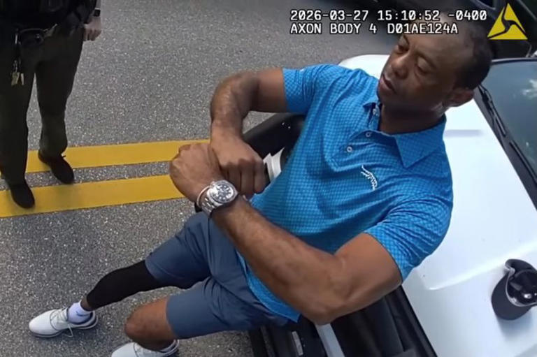 Tiger Woods appears to struggle performing simple cognitive tests ...