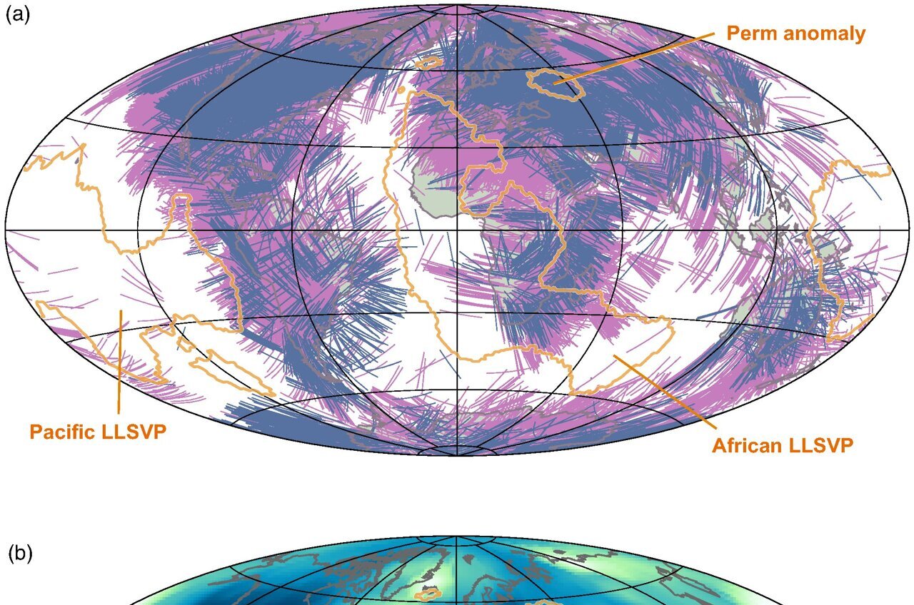Deep mantle deformation is linked to subducted slabs, global map shows