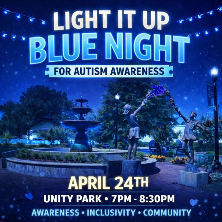 Unity Park will light storefronts blue for autism awareness