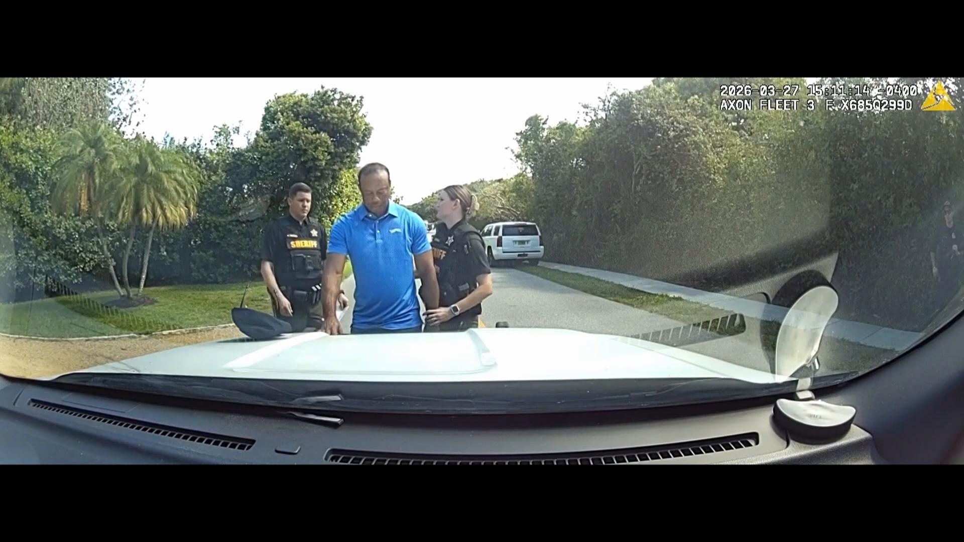 Video shows Tiger Woods being arrested after Florida crash<br><br>