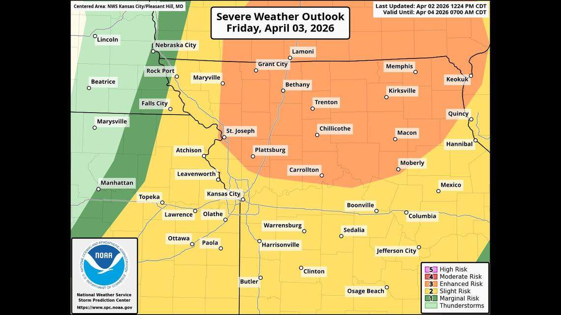 Friday storms could bring hail, damaging winds, tornadoes to KC. What to know<br><br>