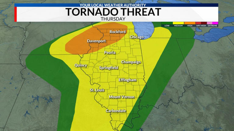 Severe weather alert day: Strong tornadoes and damaging winds possible ...