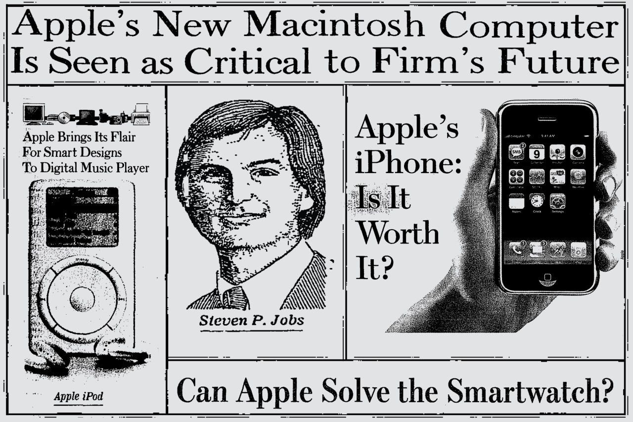 The epic 50-year story of Apple, told through the WSJ archive<br>