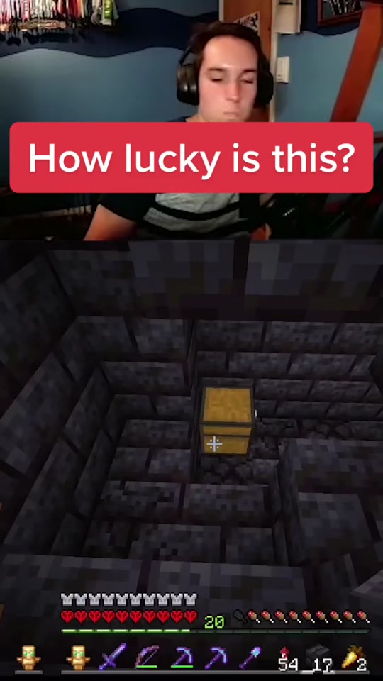 This was all from one stream! #minecraft #lucky #streamer