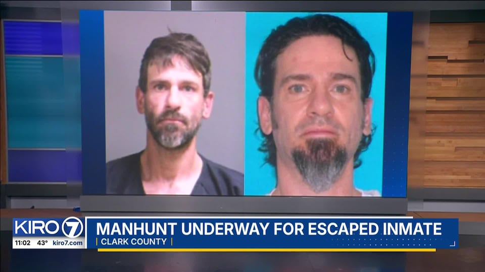 Video: Manhunt underway for escaped inmate