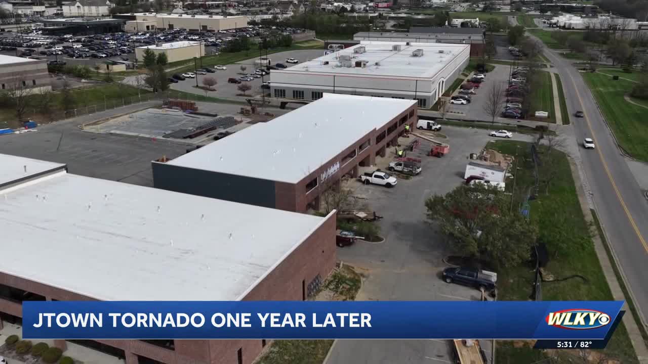 Rebuild continues in Jeffersontown 1 year after tornado